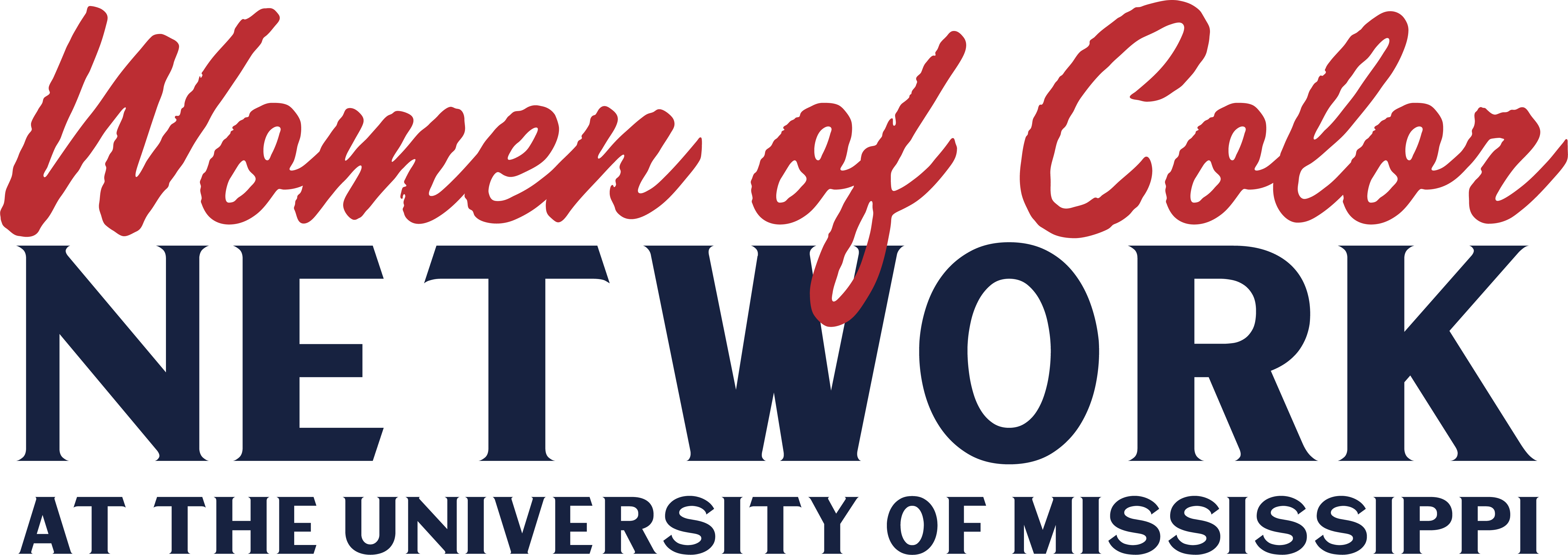 Women of Color NETWORK AT THE UNIVERSITY OF MISSISSIPPI logo